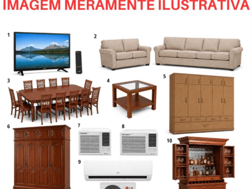Foto ilustrativa 1 - Bens Móveis Diversos: Mobiliário e Eletrodomésticos – Iepê/SP