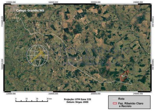 Área Rural - 3.454,0864 Ha - Ribas do Rio Pardo - MS